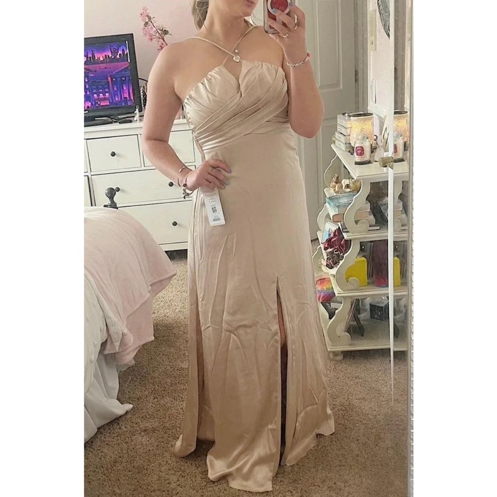 Champagne Bridesmaid Dress